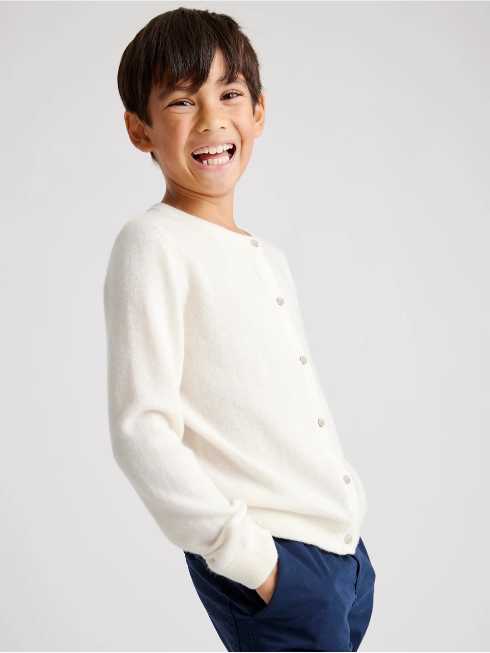 Quince Washable Cashmere Cardigan